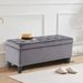 Ottoman With Storage,Foot Rest Bench Bag Floor Chair For Bedroom Or Entryway In Gray_maomaolike.com