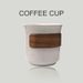 Ceramic Espresso Cup 190ml American Retro Anti Scald Coffee Tasting Cup For Coffee Shops_maomaolike.com