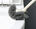Household No Dead Angle Soft Bristle Long Handle Bathroom Wall-Mounted Toilet Cleaning Brush_maomaolike.com