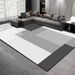 Living Room Rug Large Size Gorgeous Gold Frame Design Bedroom Rug Plush Thickened Machine Washable Thickened Underlay Interior Decorative Rug_maomaolike.com