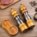 Transparent Wooden Pepper Spice Salt Mill Grinder Muller For Kitchen_maomaolike.com