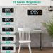 15.7in LED Digital Wall Clock With Remote Control 10 Level Brightness 3 Alarm Settings 12/24Hr Format Timing Countdown Temperature Calendar Display Decorative Clock For Office Home_maomaolike.com