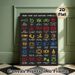 Funny Car Warning Symbols Painting Poster, Witty Humorous Cartoon Style Poster, Amusing Playful Take On Vehicle Alert Icons, Ideal For Garage, Man_maomaolike.com