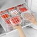 Mini Fridge Organizer Bins Stackable Clear Storage Box Food Container Kitchen Pantry_maomaolike.com