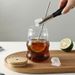YWDL 1/2pcs 500ml Glass Tumblers Cups Straw Mason Jar Clear Juice Coffee Milk Cup With Bamboo Lids Drinkware_maomaolike.com