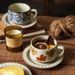 Vintage Coarse Pottery Set, Light Luxury High-End Feel, Niche Design Style Ceramic Coffee Cup And Saucer_maomaolike.com