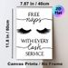 Lash Service Humor Painting Poster, Minimalist Black-and-White Typography & Eyelash Graphic Poster, Witty Decorative Piece Suitable For Beauty Salons_maomaolike.com