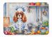 Cavalier Spaniel The Chef Memory Foam Kitchen Mat Machine Washable Anti-Fatigue Mat Cushion Comfort Bath Mat Or Kitchen Rug_maomaolike.com