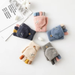 Winter Warm Half Finger Flip Knitted Gloves For Boys And Girls Students Rainbow Writing Cute Gloves_maomaolike.com