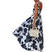 Women's Clothing Fashion Temperament Printed Midi-length Half-length Top and Skirt Two-piece Set_maomaolike.com