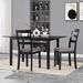 Farmhouse Style Dining Chairs Set Of 2, Wooden Kitchen Chairs, Solid Wood Legs, High Ladder Back, Non-Slip Foot Pads, Sturdy Design, 275lbs Capacity – Perfect For Dining Room Or Kitchen, Gray_maomaolike.com
