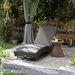 Patio Wicker Chaise Lounge Chair, Outdoor PE Rattan Sun Lounger With Adjustable Backrest And 2 Wheels, Gray_maomaolike.com