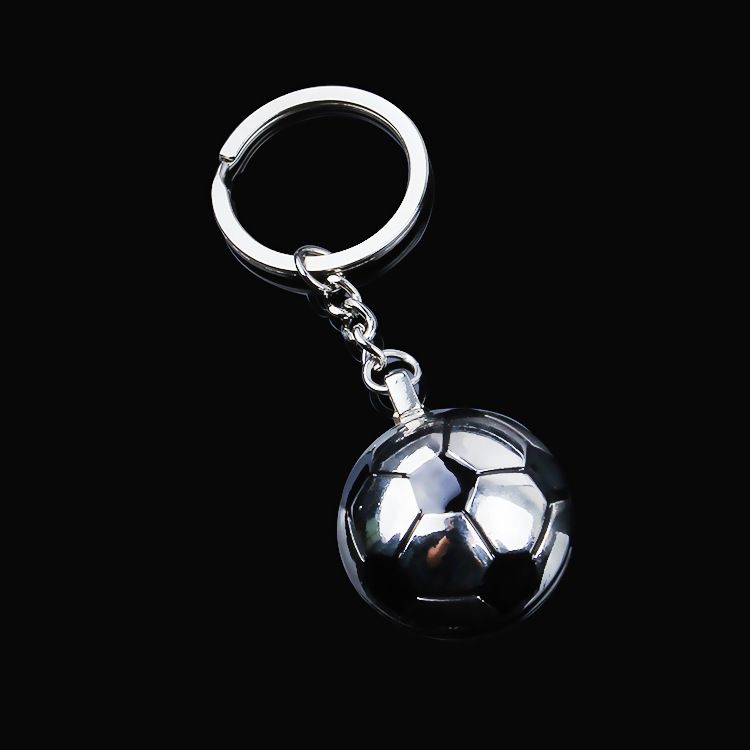 Unisex Football Basketball Zinc Alloy Key Chain Personality Creative Metal Key Chain Car Key Link Pendant_maomaolike.com