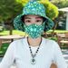 Pdmcms New Sunscreen and Sunshade Hat Outdoor Fashion and Leisure Printed Colored Hat_maomaolike.com
