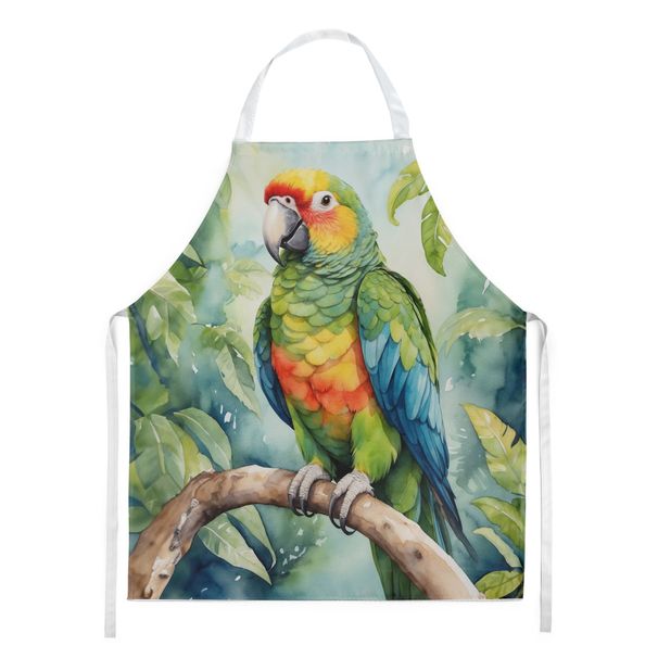 Parrot Apron Cooking Kitchen Server Baking Crafts Gardening For Adult Women Men, Unisex, Large, Multicolor_maomaolike.com
