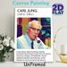 Carl Jung Themed Painting Poster, Vibrant Polygonal Style Portrait Poster, Informative Design With Psychological Theory Introduction, Ideal For Study_maomaolike.com
