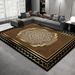 Living Room Rug Large Size Rug Abstract Geometric Pattern Bedroom Rug Plush Pile, Washable Thickened Underlay Bedside Rug Home Decor Rug_maomaolike.com