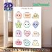 German Geometric Shapes Learning Painting Poster, Pastel Watercolor Cute Cartoon Style Poster, Educational Design For Learning Basic Shapes, Suitable_maomaolike.com