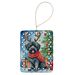 Puli Christmas Reindeer Porcelain Ornament Christmas Tree Hanging Decorations For Home Christmas Holiday, Rectangle, Gift, Multicolor_maomaolike.com
