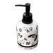 Medieval Style Ceramic Bottle, Flower And Bird Design Lotion Bottle, Homestay Hotel Design Hand Sanitizer Bottle_maomaolike.com