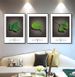 A Triptych Of Decorative Prints Blending Modern Minimalism With Nature, Warm Healing Green Tones, And The Crisp Simplicity Of Scandinavian Design._maomaolike.com