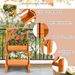 Wooden 2-Tier Raised Garden Bed With 2 Cylindrical Planter Boxes And Trellis_maomaolike.com