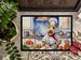 Lakeland Terrier The Chef Doormat Front Door Mat Indoor Outdoor Rugs For Entryway, Non Slip Washable Low Pile, 24H X 36W_maomaolike.com