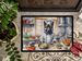 Norwegian Elkhound The Chef Doormat Front Door Mat Indoor Outdoor Rugs For Entryway, Non Slip Washable Low Pile, 24H X 36W_maomaolike.com