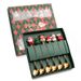 6pcs /Pack Christmas Cartoon Doll Stainless Steel Tableware_maomaolike.com