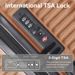 Luggage Sets ABS Hardshell 3pcs Luggage, Lightweight Durable Suitcase Sets Spinner Wheels Suitcase With TSA Lock 20''24''28'' Available(Brown)_maomaolike.com