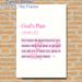 Bible Verse God's Plan Painting Poster, Soft Pink Typographic Scripture Poster, Inspirational Spiritual Message Suitable For Bedroom, Living Room Or_maomaolike.com