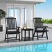 Foldable Patio Chair All-Weather HDPE Outdoor Dining Chair With Armrest For Indoor And Outdoor Settings, Living Room, Balcony, Porch, Patio, Etc_maomaolike.com