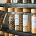 round glass seasoning jar bamboo lid seasoning bottle kitchen seasoning storage jar modern simple seasoning bottle_maomaolike.com