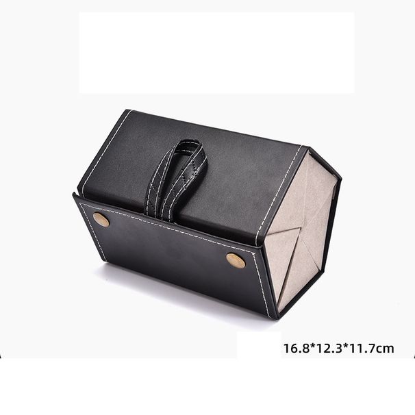 Unisex Multi-functional jewelry glasses storage box multi-lattice five box folding sunglasses can hang glasses box_maomaolike.com
