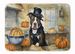 Pit Bull Terrier Fall Kitchen Pumpkins Memory Foam Kitchen Mat Machine Washable Anti-Fatigue Mat Cushion Comfort Bath Mat Or Kitchen Rug_maomaolike.com
