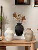 1pc Wabi-sabi Style Design Ceramic Refillable Water Flower Arrangement Vase Small Size Suitable For A Variety Of Scenes Ornament Decoration Vase_maomaolike.com