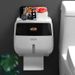Bathroom Tissue Box, Double-layer Bathroom Shelf, Household No-drill Creative Waterproof Wall-mounted Tissue Box Roll Tube_maomaolike.com