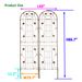 2 Pack Metal Garden Trellis 86.7" X 19.7" Rustproof Trellis For Climbing Plants Outdoor Flower Support Brown_maomaolike.com
