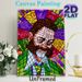 Bearded Man Stained Glass Style Painting Poster, Vibrant Colorful Mosaic Art Poster, Eye-catching Artistic Decor Ideal For Living Room And Office Wall_maomaolike.com