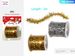 Gold And Silver Christmas Yarn Rolls - Luxurious Metallic Combination_maomaolike.com