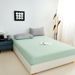 Home Garden Simple Seersucker Home Textile Four Piece Bedding Set Pleated Washed Cotton Bedding Quilt Cover Bed Sheet Bed Sheet_maomaolike.com