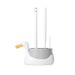 White Swan 3-in-1 Wall-Mounted Household No Dead Angle Bathroom New Set Toilet Brush_maomaolike.com