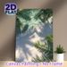 Tropical Palm & Water Scene Painting Poster, Soft-hued Tranquil Coastal View Poster, Delivers Serene Natural Ambiance, Suitable For Living Room_maomaolike.com