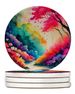 Colorful Azaleas Large Sandstone Coasters Pack Of 4 Absorbent Round Coasters Decor Gifts For Men Or Women, 4 In, Multicolor_maomaolike.com