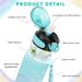 32 Oz Drinking Water Bottle Times To Drink And Straw, Motivational With Carrying Strap, Leakproof BPA & Toxic Free_maomaolike.com