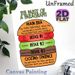Paragraph Structure Painting Poster, Vibrant Burger-themed Educational Poster, Clear Guide To Master Paragraph Composition, Ideal For Classrooms And_maomaolike.com