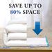 1/5 Pack Vacuum Storage Bags, Space Saver Bags Compression For Comforters And Blankets, Sealer Clothes Travel Packing_maomaolike.com