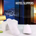 10pairs Spa Brushed Plush Closed-toe Disposable Slippers Men And Women Suitable For Families Guest Hotel Tra_maomaolike.com