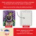 Pug King Of Mardi Gras Porcelain Ornament Christmas Tree Hanging Decorations For Home Christmas Holiday, Rectangle, Gift, Multicolor_maomaolike.com