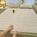Double Layer Gauze Quilted Single Piece Dustproof Mattress Protector 2025 New Model Cover Bed Sheet Set_maomaolike.com